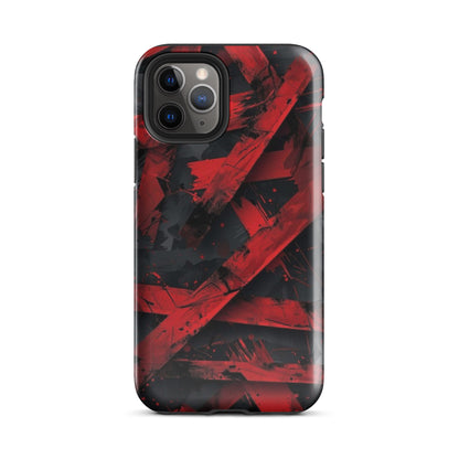 RED ABSTRACT ART - TOUGH CASE