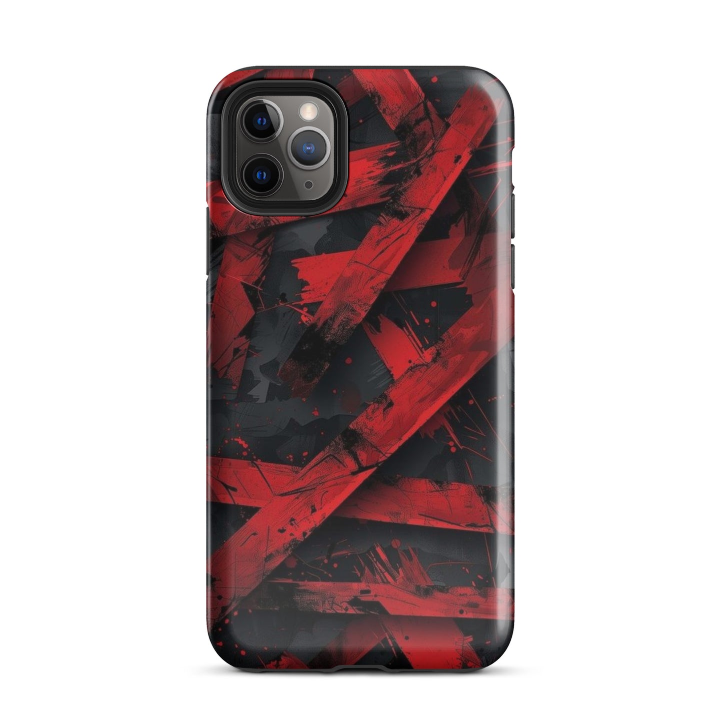 RED ABSTRACT ART - TOUGH CASE