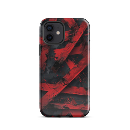 RED ABSTRACT ART - TOUGH CASE