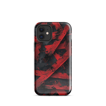 RED ABSTRACT ART - TOUGH CASE