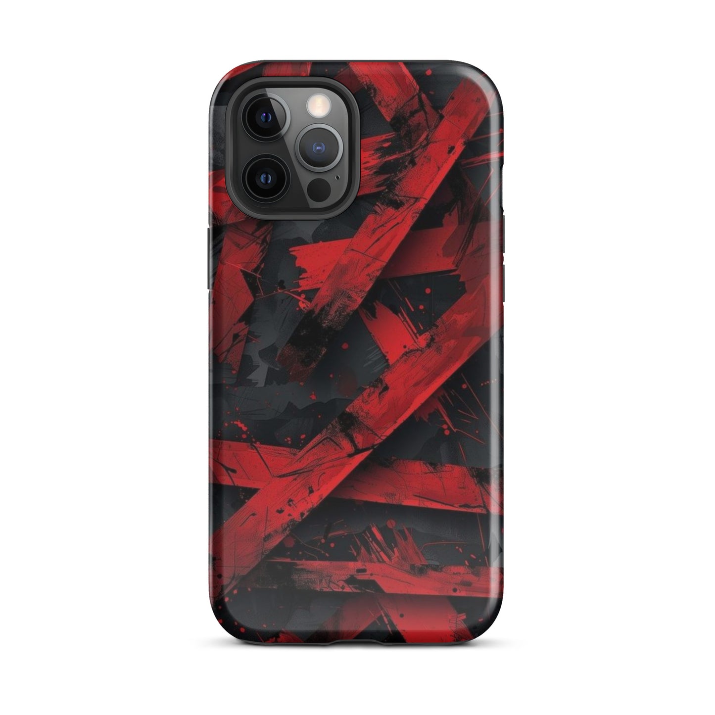 RED ABSTRACT ART - TOUGH CASE