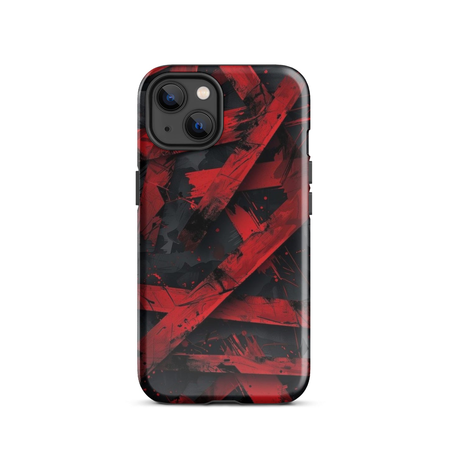 RED ABSTRACT ART - TOUGH CASE