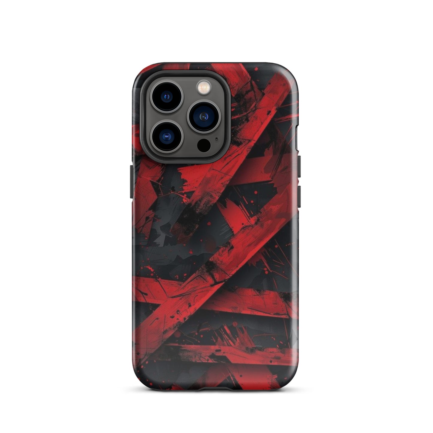 RED ABSTRACT ART - TOUGH CASE