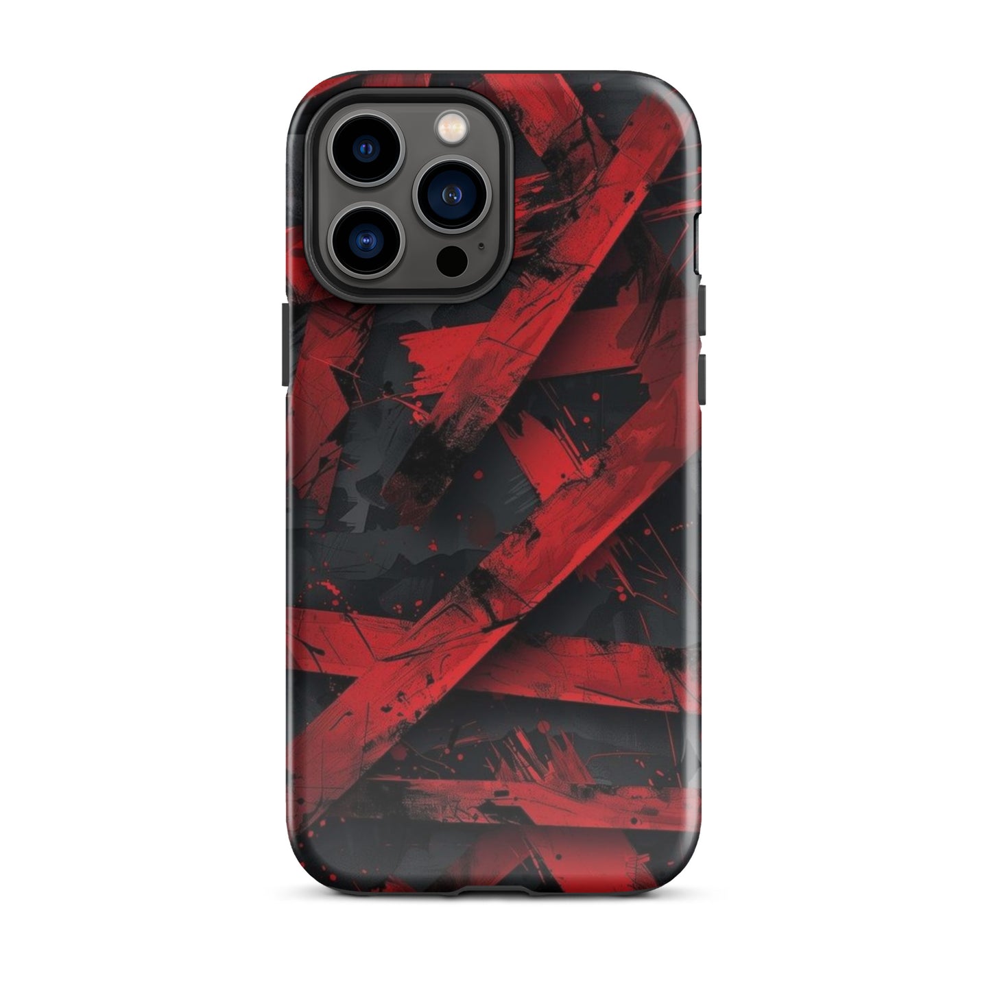 RED ABSTRACT ART - TOUGH CASE