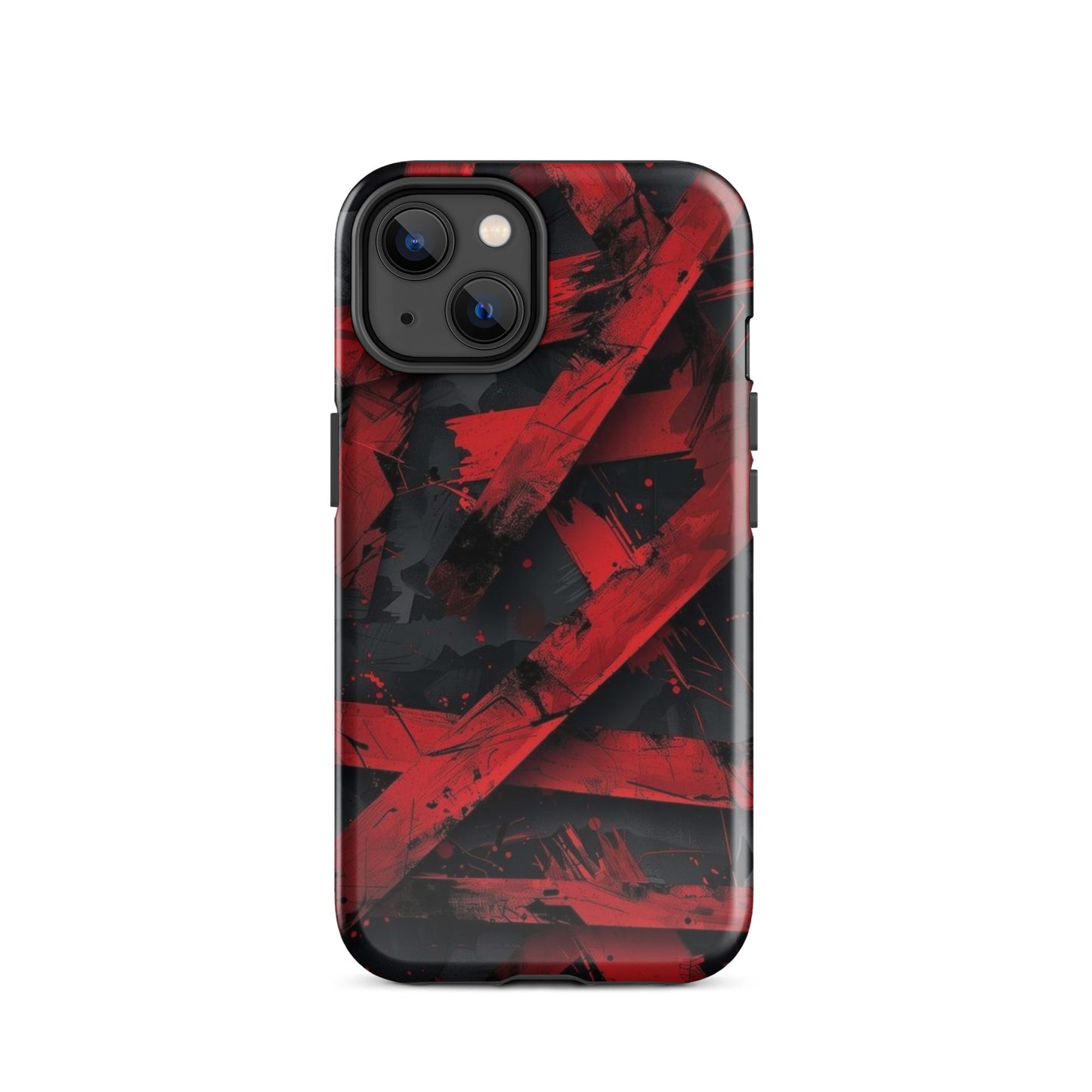 RED ABSTRACT ART - TOUGH CASE