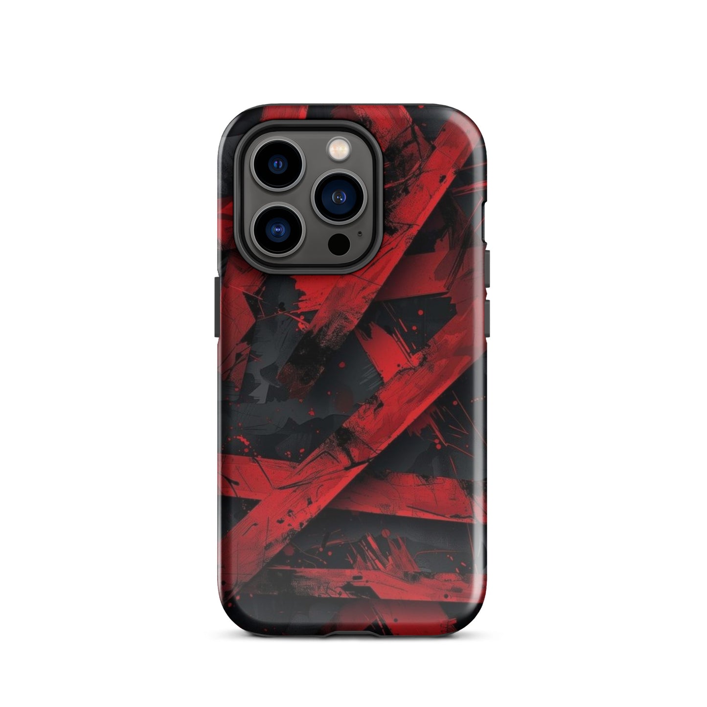 RED ABSTRACT ART - TOUGH CASE