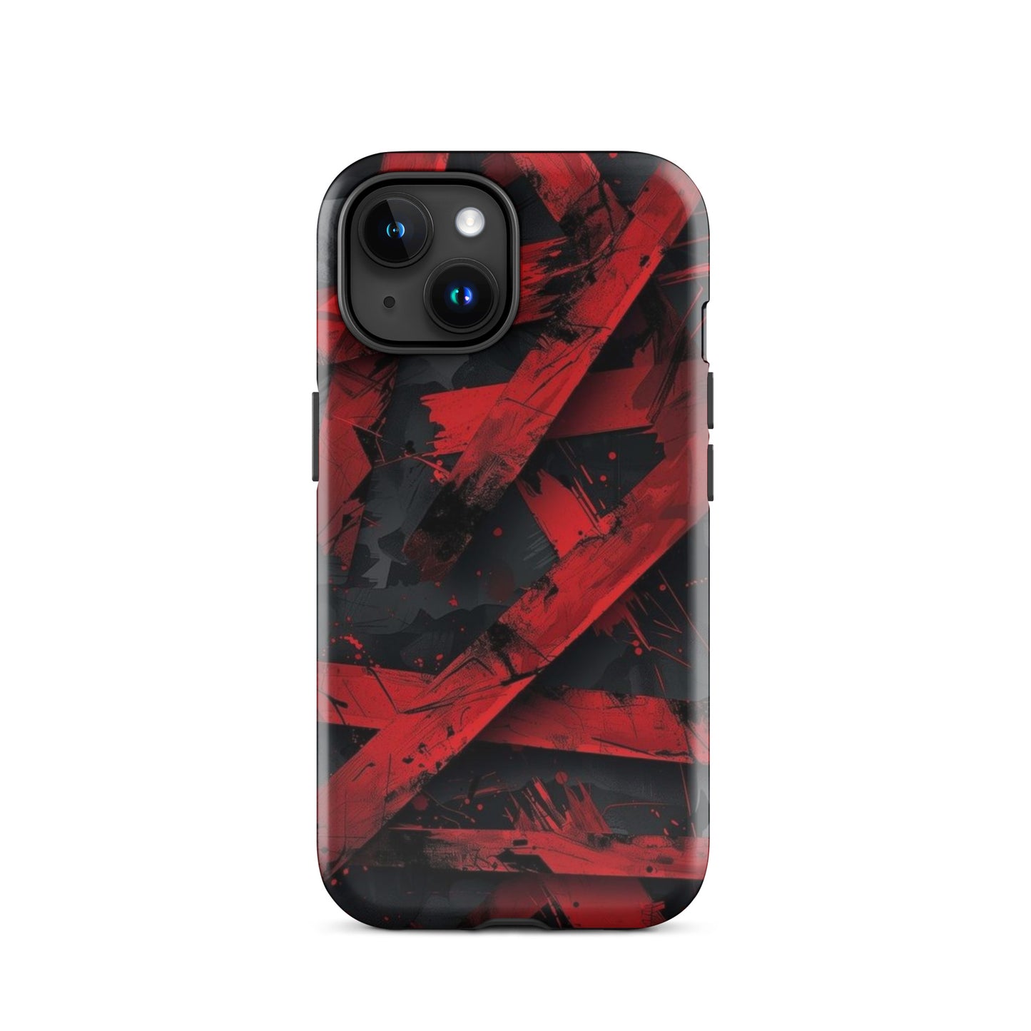 RED ABSTRACT ART - TOUGH CASE