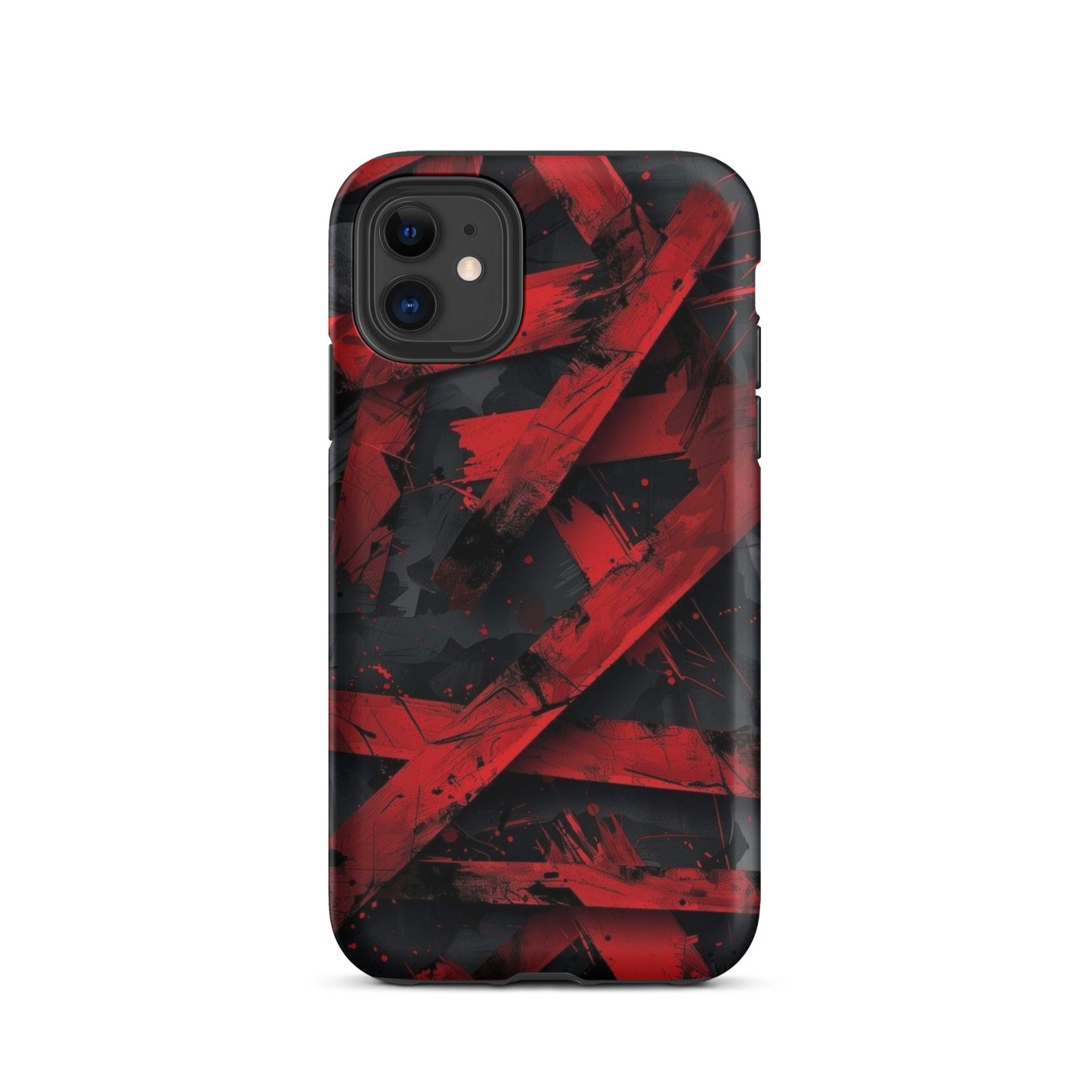 RED ABSTRACT ART - TOUGH CASE