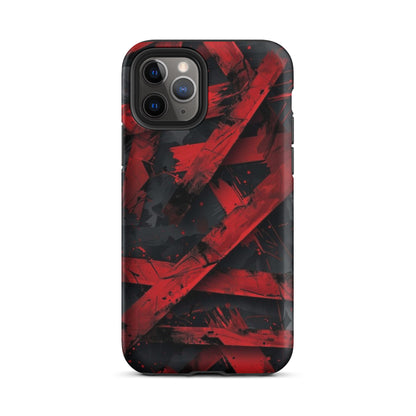 RED ABSTRACT ART - TOUGH CASE