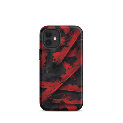 RED ABSTRACT ART - TOUGH CASE