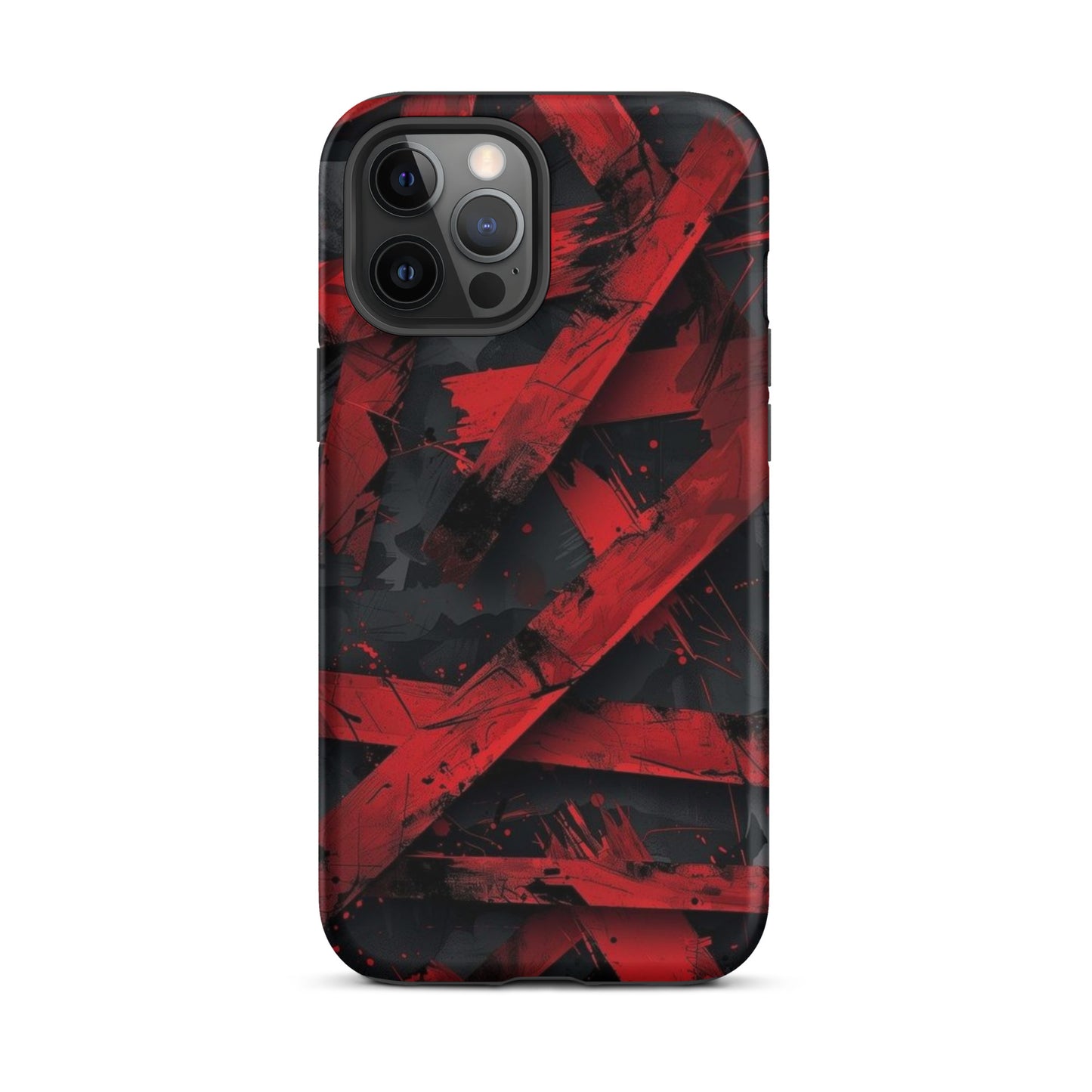 RED ABSTRACT ART - TOUGH CASE