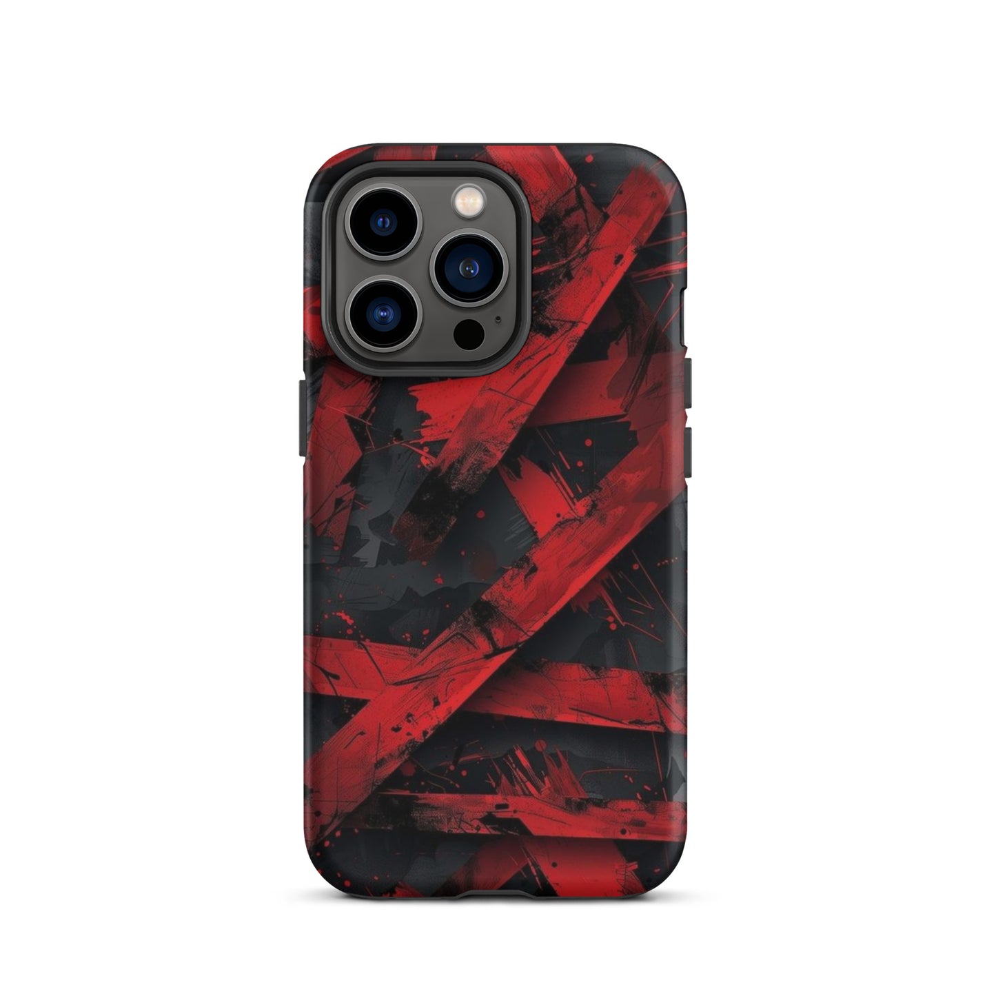 RED ABSTRACT ART - TOUGH CASE