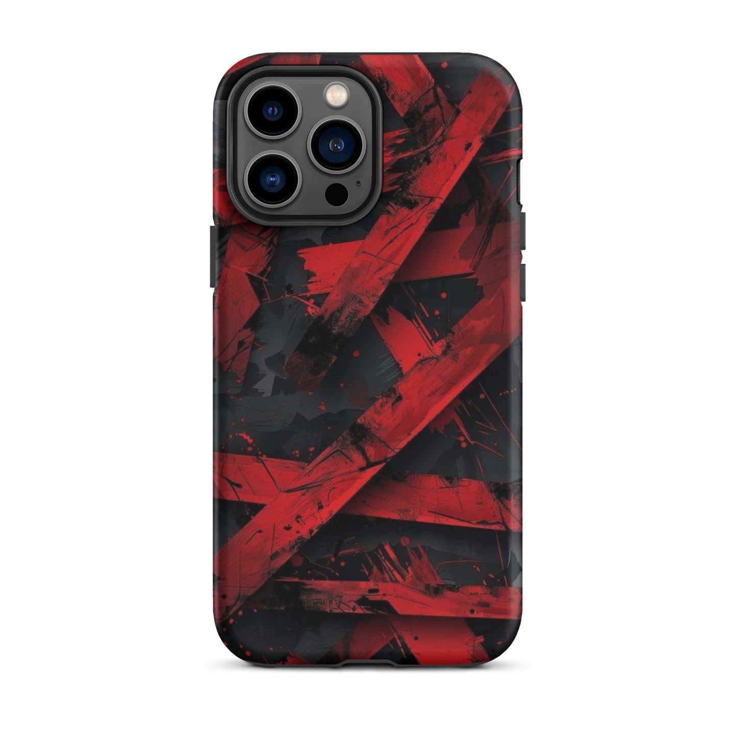 RED ABSTRACT ART - TOUGH CASE