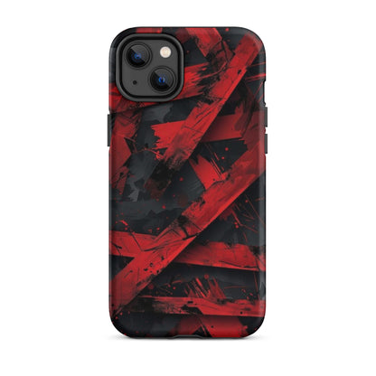 RED ABSTRACT ART - TOUGH CASE