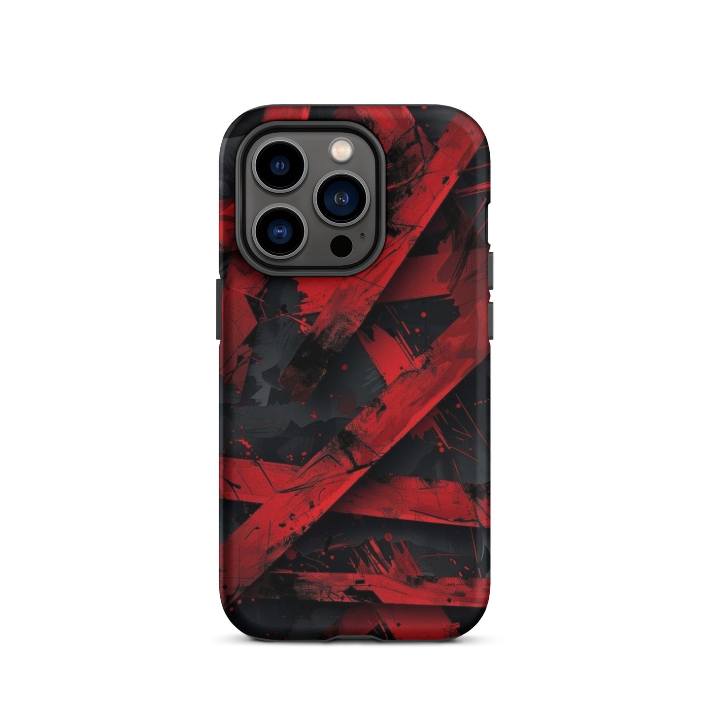 RED ABSTRACT ART - TOUGH CASE