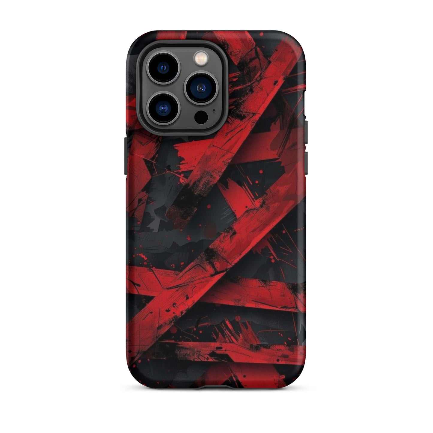 RED ABSTRACT ART - TOUGH CASE