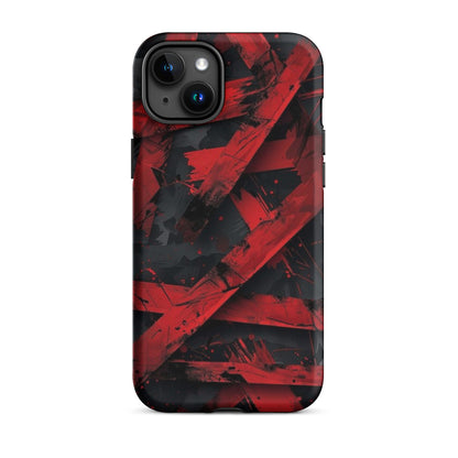 RED ABSTRACT ART - TOUGH CASE