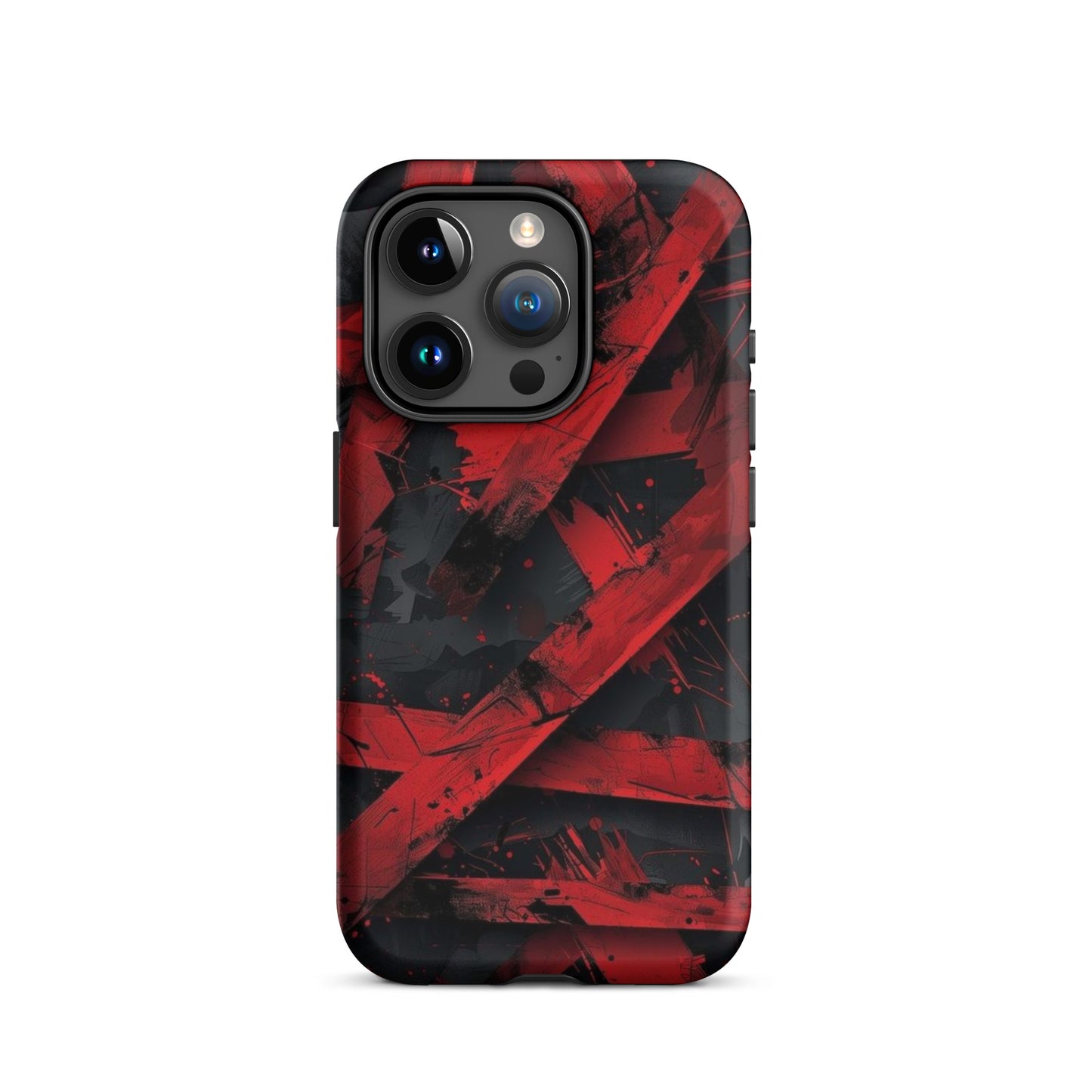 RED ABSTRACT ART - TOUGH CASE