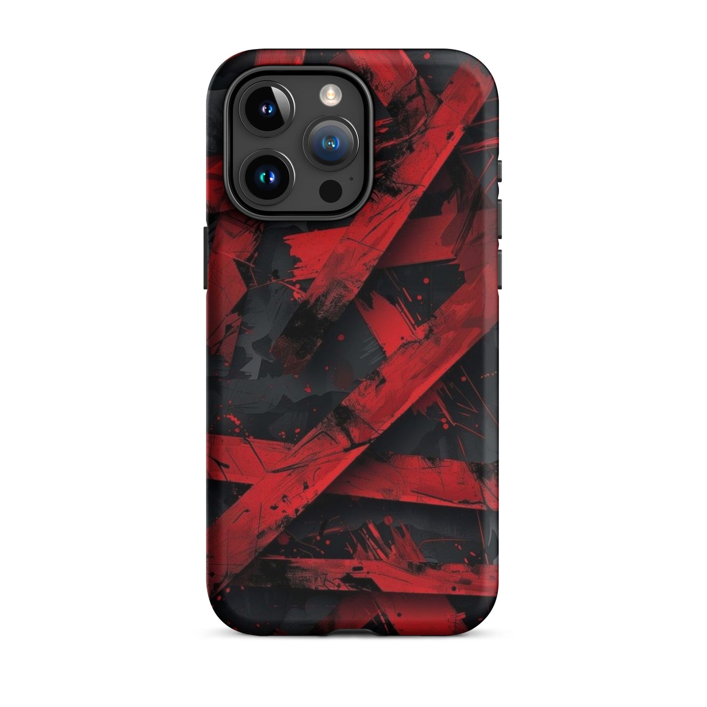 RED ABSTRACT ART - TOUGH CASE